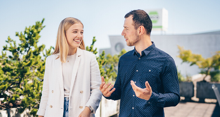 Duale Studenten Gespräch