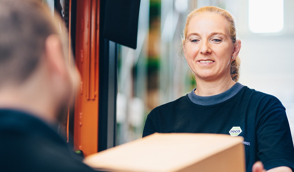 Mitarbeiterin Logistik