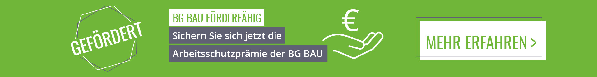 BG BAU Förderung
