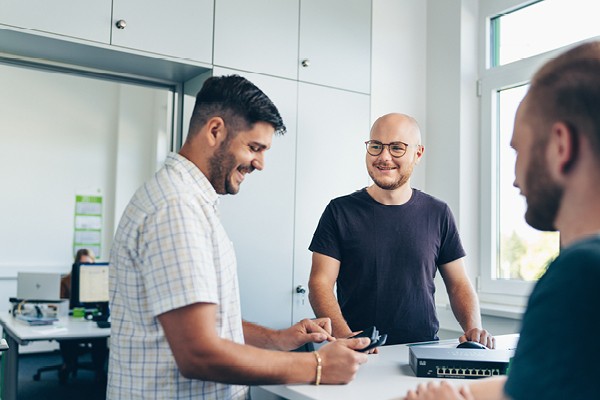 IT employees at work