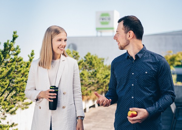 Students in conversation