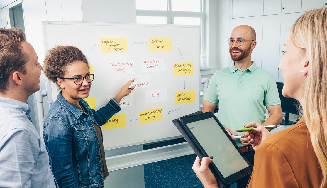 Team meeting inside sales